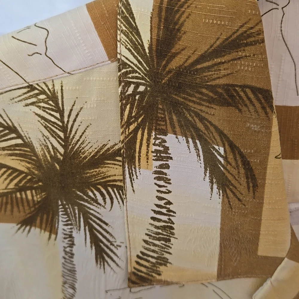 Tommy Bahama Yellow Palm Tree Shirt - Picture 3 of 10